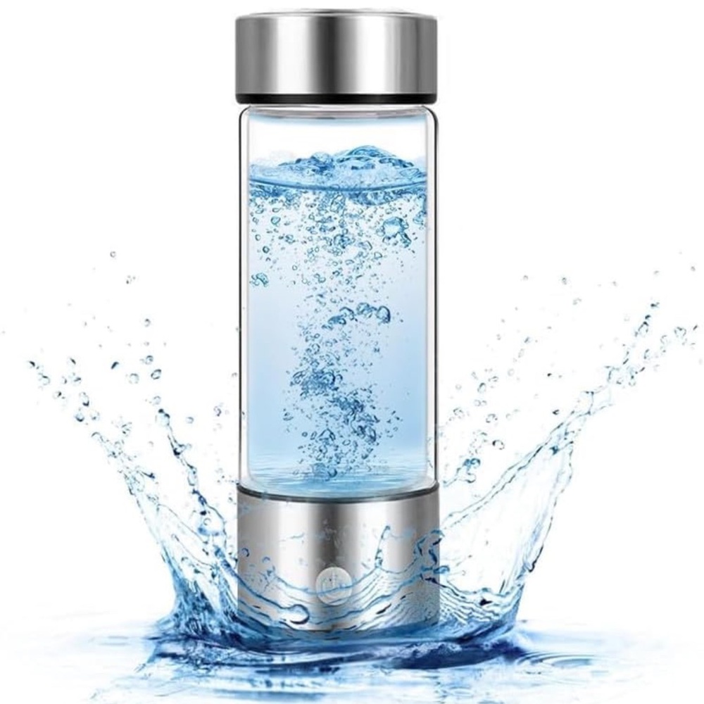 Portable Hydrogen Water Generator Bottle, 420ml, High-Concentration, Rapid Elect